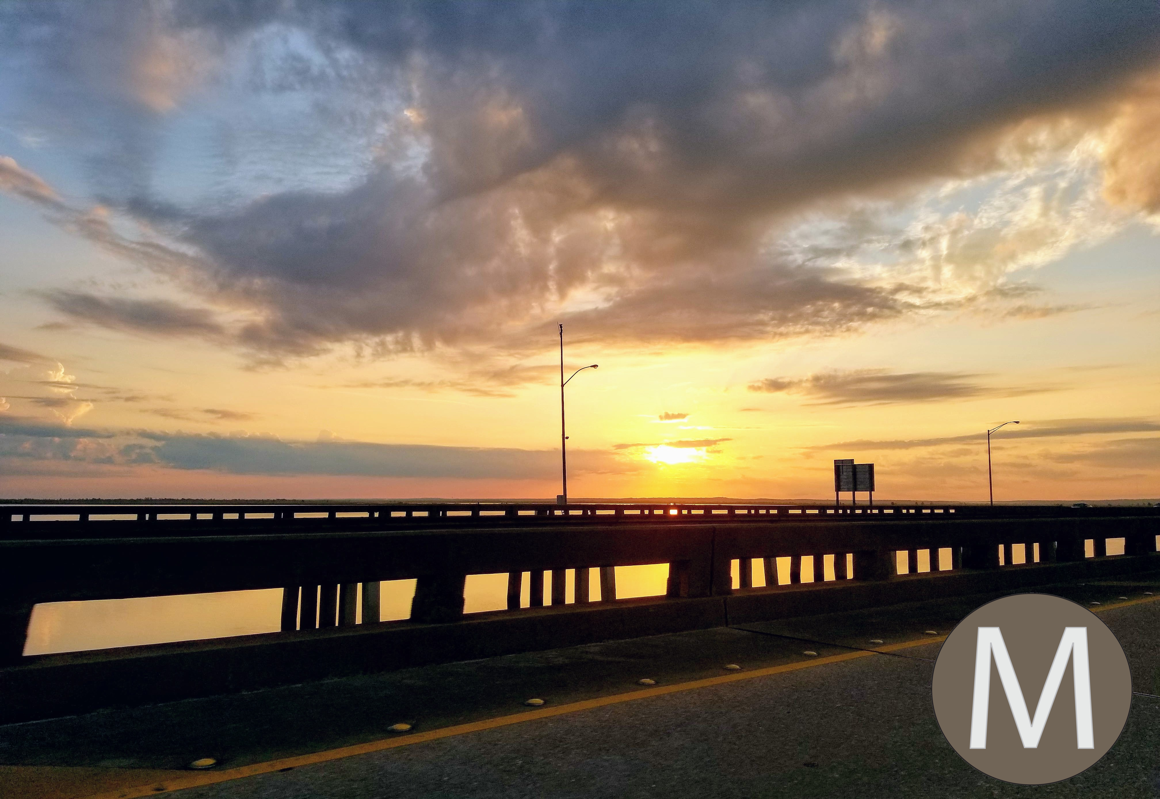 Alabama Sunset Across the Water